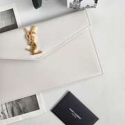 YSL White gold buckle bag 27*16*2cm - 3