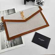 YSL BROWN BAG  27*16*2cm  - 3