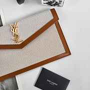 YSL BROWN BAG  27*16*2cm  - 5