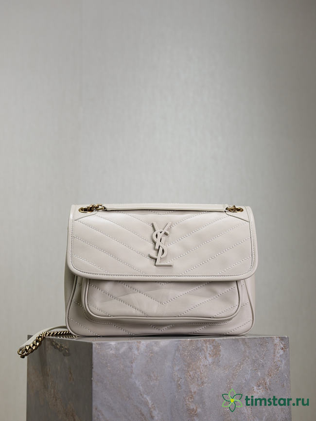 YSL NIKI white bag 28*20.5*8.5cm - 1