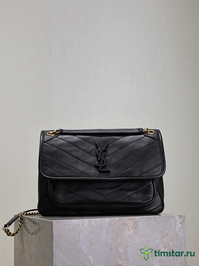 YSL  black bag 28*20.5*8.5cm - 1