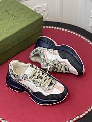 GUCCI Rhyton lace-up low-top chunky sneakers - 2