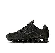Nike Shox TL series low-top casual shoes, black and gold. - 1