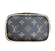 LOUIS VUITTON NICE NANO Classic Monogram Zipper Closure Makeup Handbag - 5
