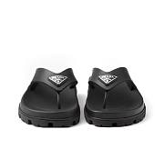 PRADA platform comfortable flip-flops, black - 4