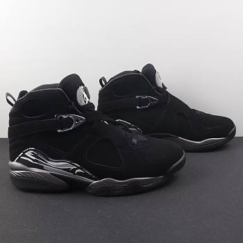 Jordan Air Jordan 8 Comfort Fit High-Top Retro Basketball Shoes Black
