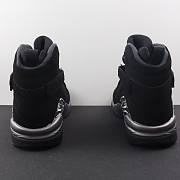 Jordan Air Jordan 8 Comfort Fit High-Top Retro Basketball Shoes Black - 4