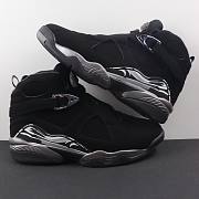 Jordan Air Jordan 8 Comfort Fit High-Top Retro Basketball Shoes Black - 3